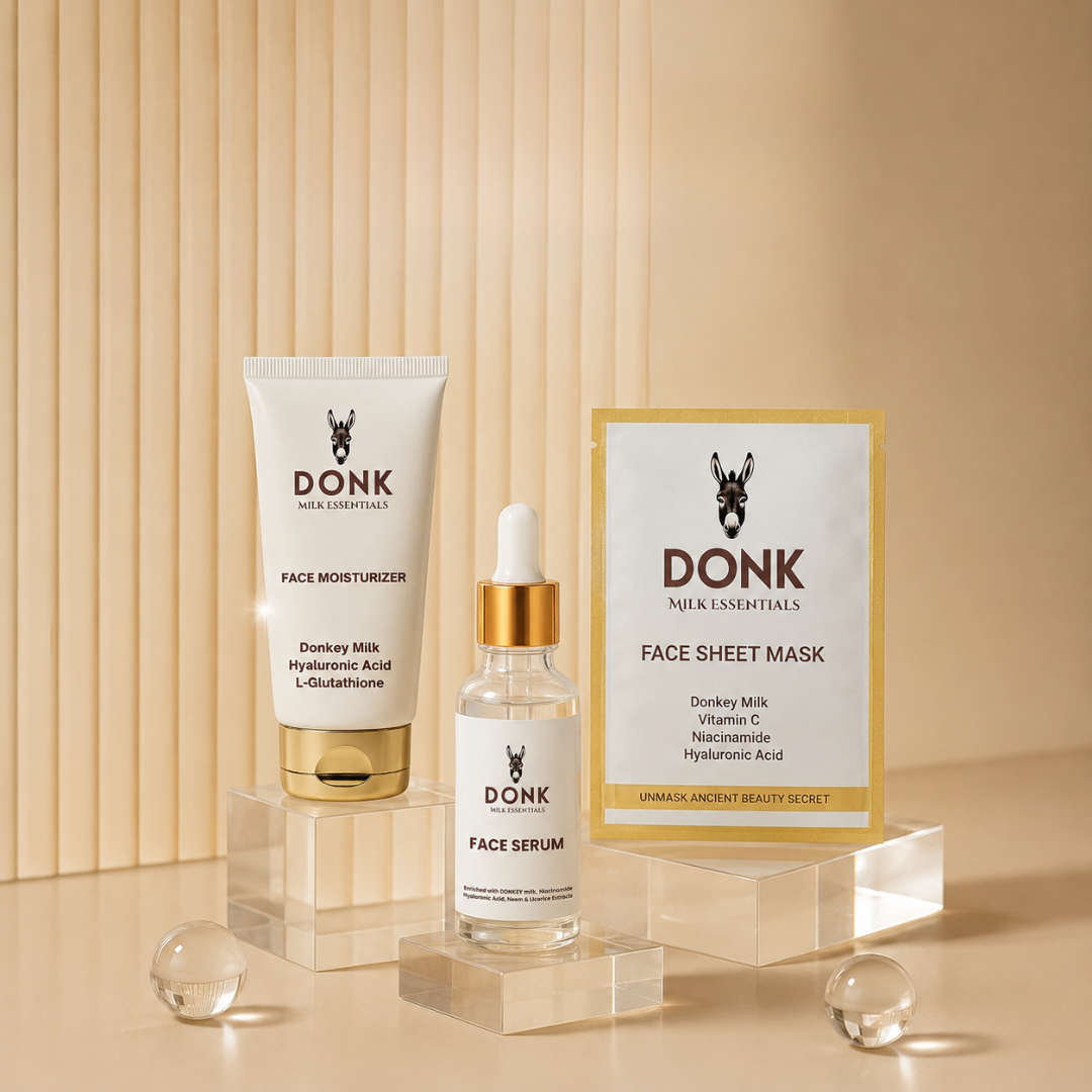 Donk Face Care Monthly Pack – 30 Days of Hydration & Glow