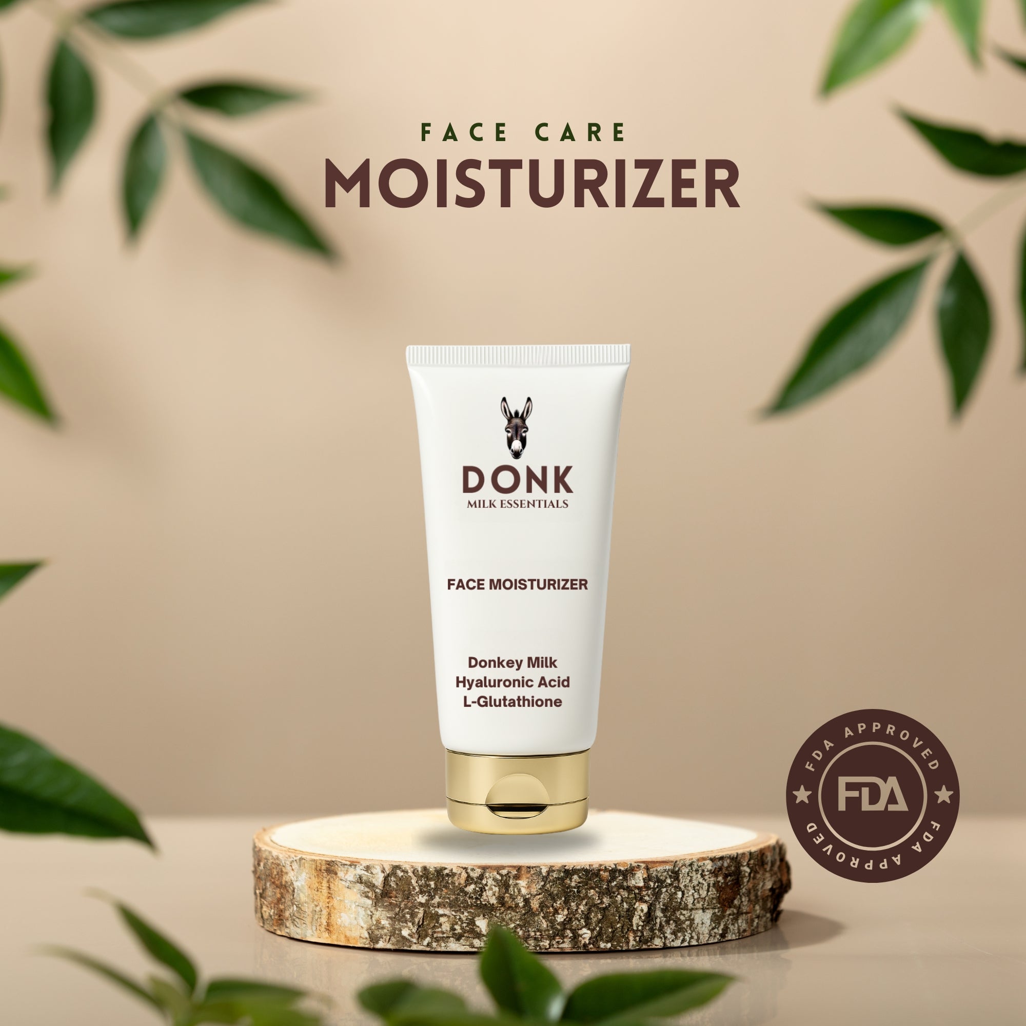 Donkey Milk Face Moisturizer-L-Glutathione & Hyaluronic Acid