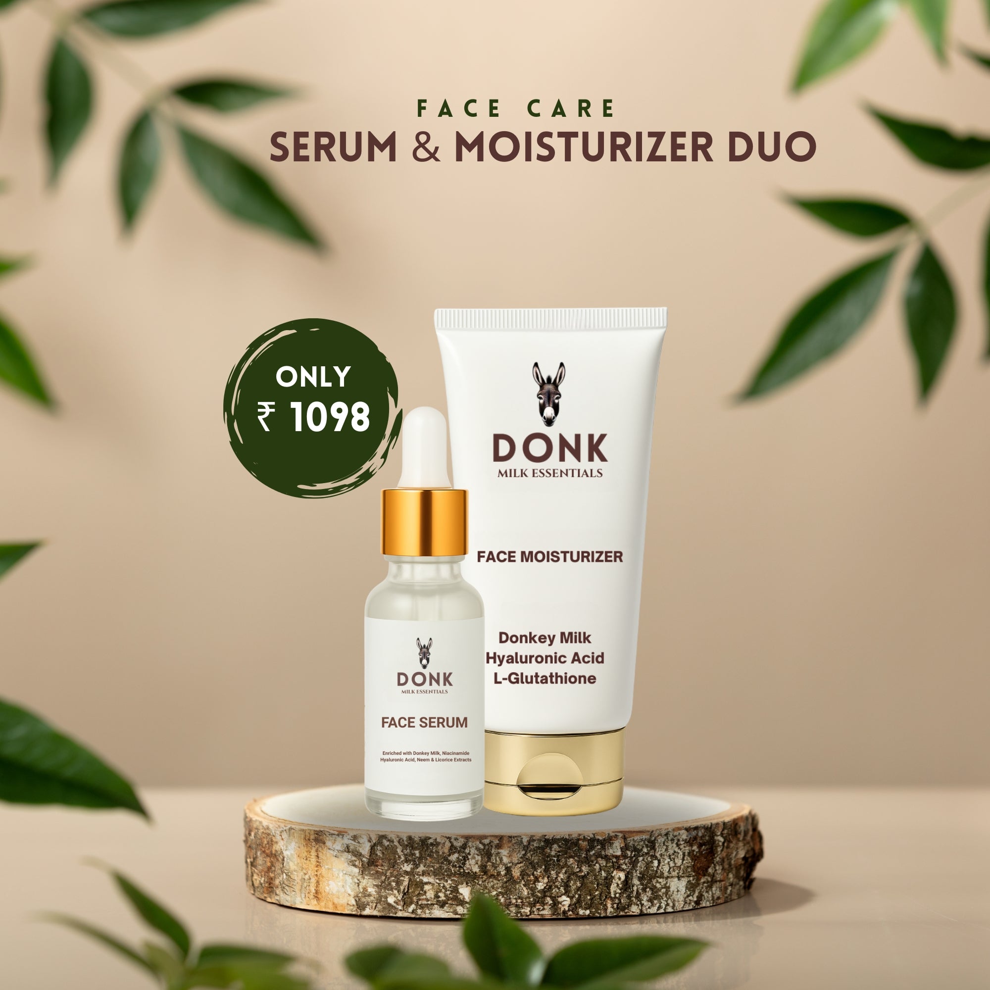 Donk Face serum & Moisturizer Duo