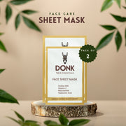 Donkey Milk Face Sheet Mask - Niacinamide & Hyaluronic Acid- Pack of 2