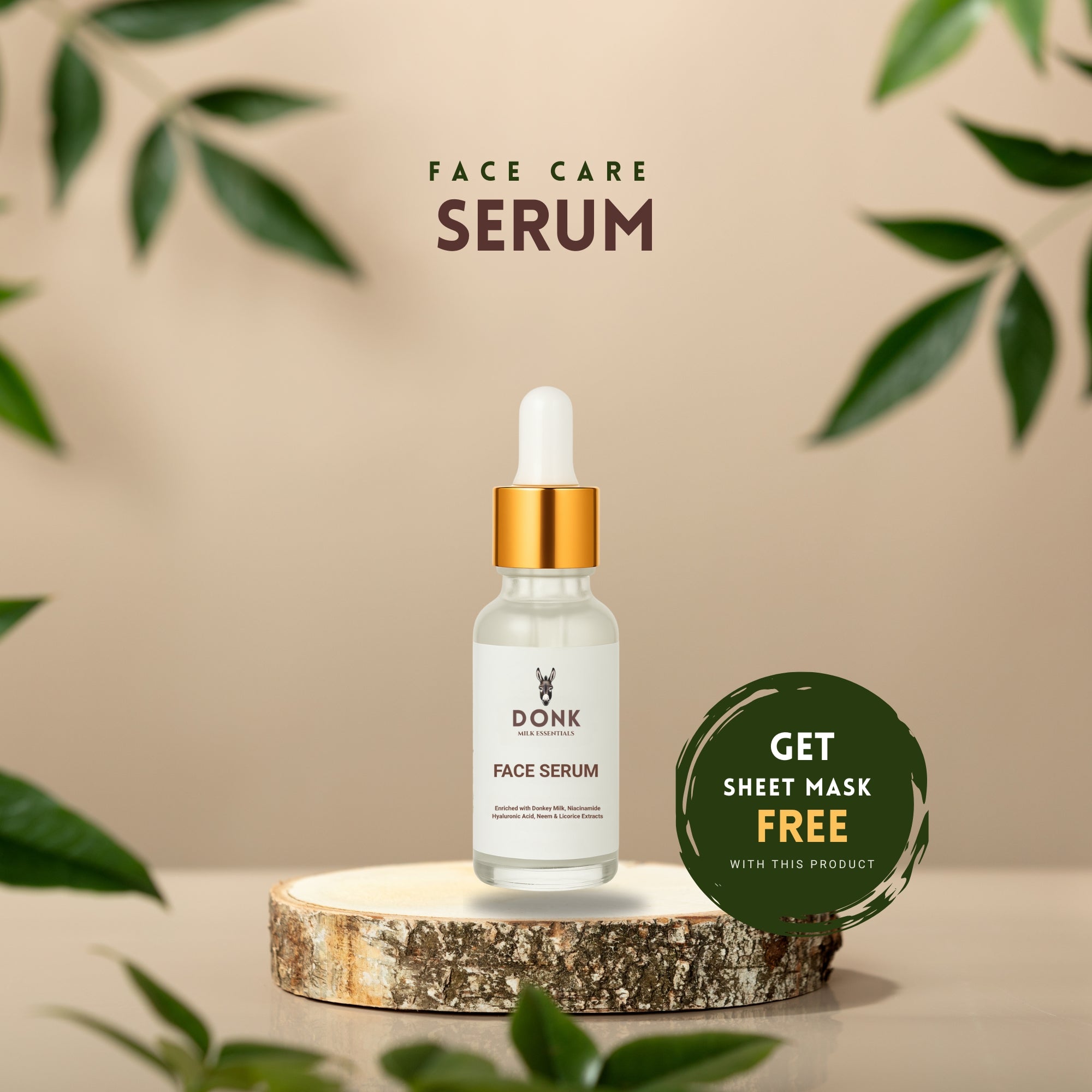 Donkey Milk serum with Niacinamide & Hyaluronic acid