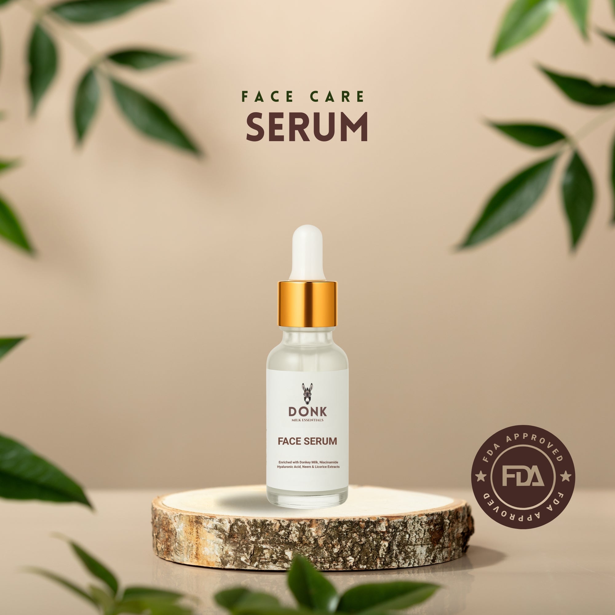 Donkey Milk serum with Niacinamide & Hyaluronic acid