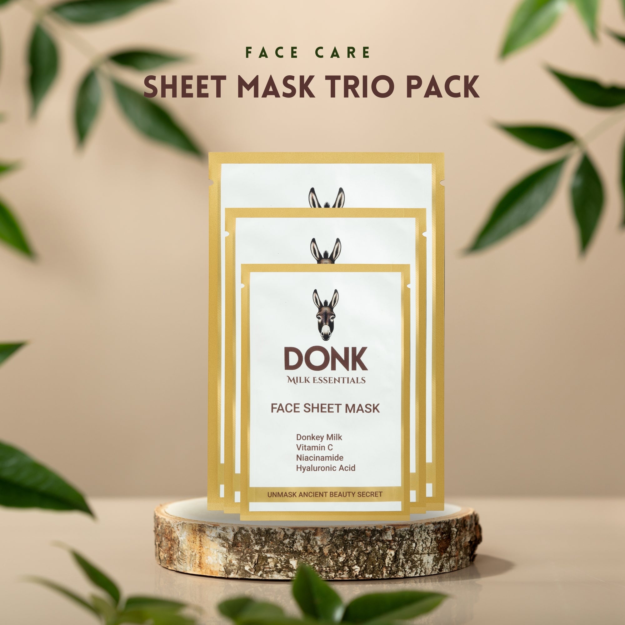 Donk Face Mask Trio – Nourishing Skincare Set