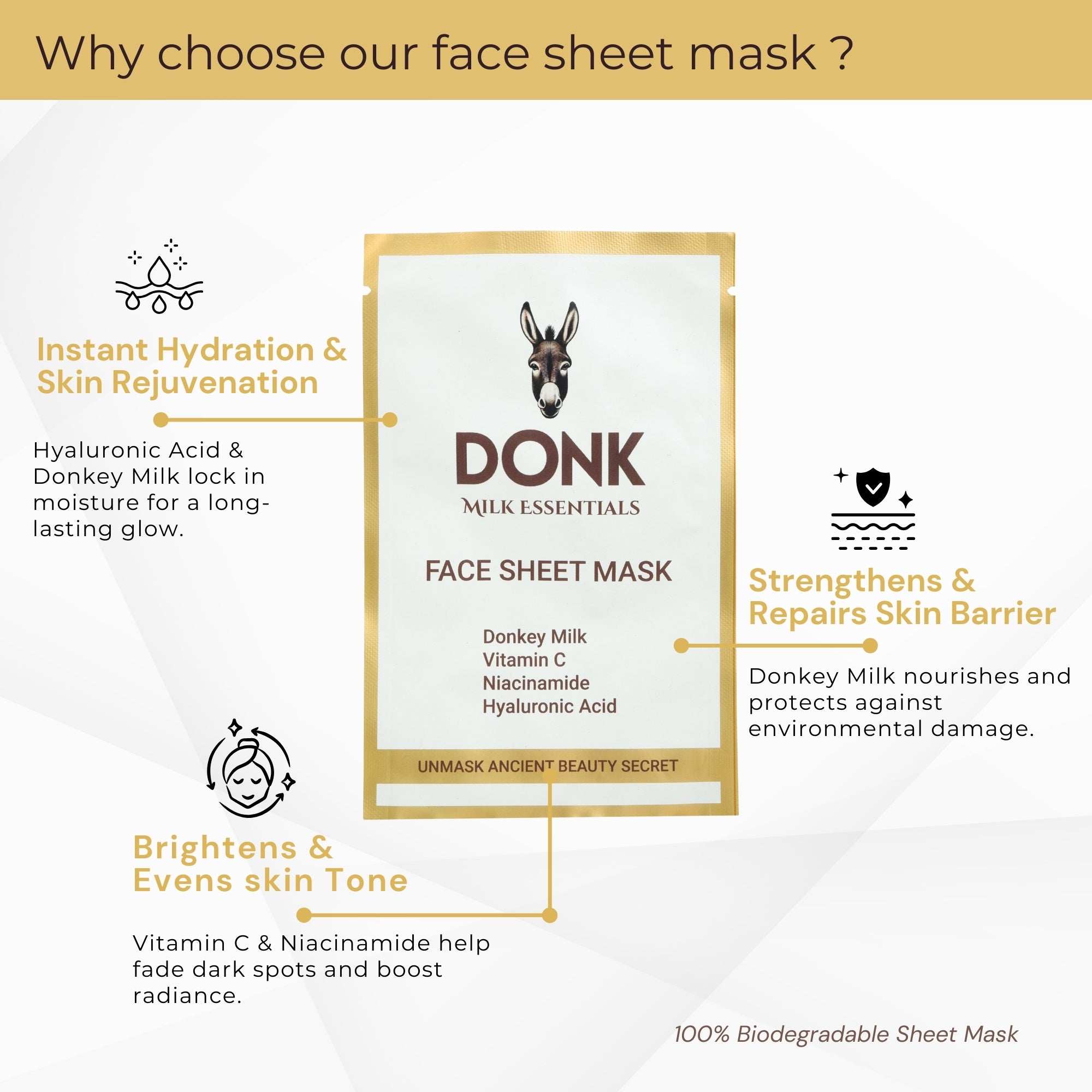 Donk Face Mask Trio – Nourishing Skincare Set